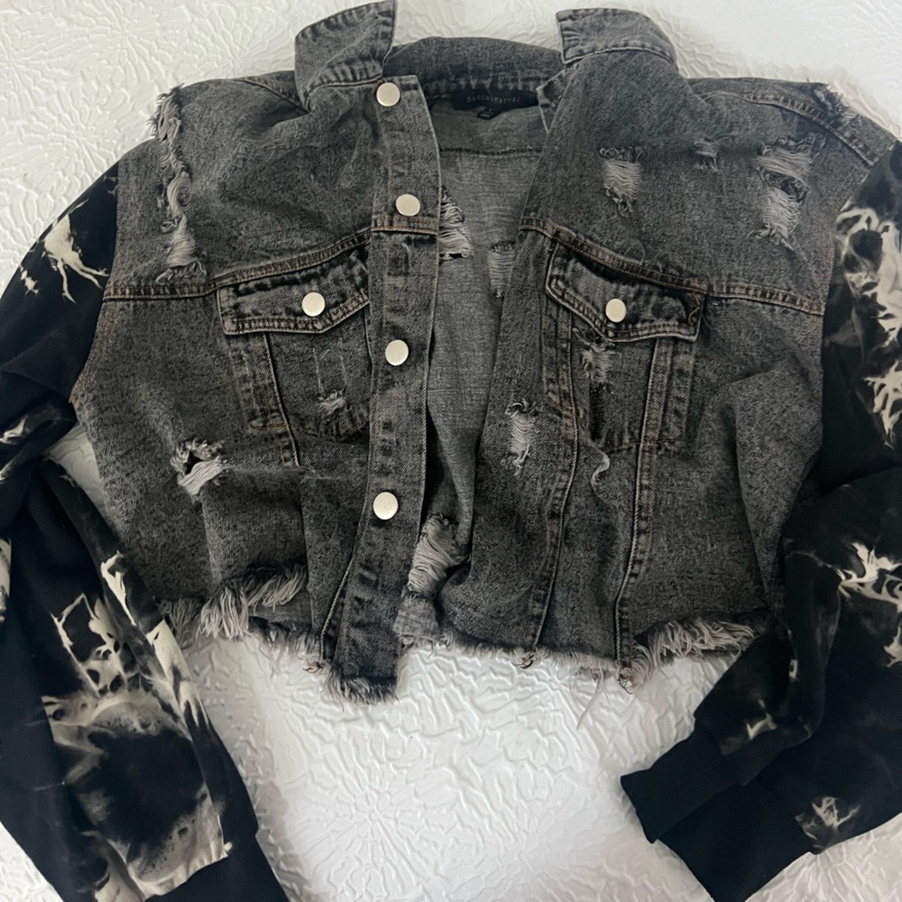TIEDYE CROPPED SWEATSHIRT/JACKET!!!!!